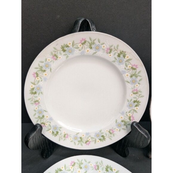 Johann Haviland Forever Spring Pattern Porcelain Dessert Plates Set of 4 - Picture 1 of 10